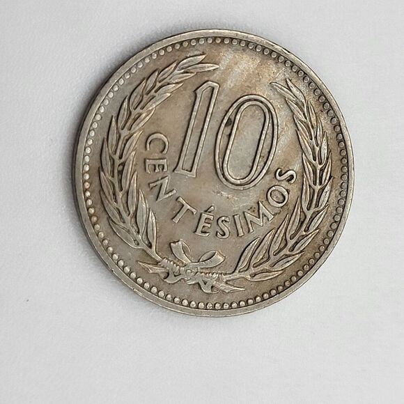 1953 Uruguay 10 Centésimos - Picture 1 of 2